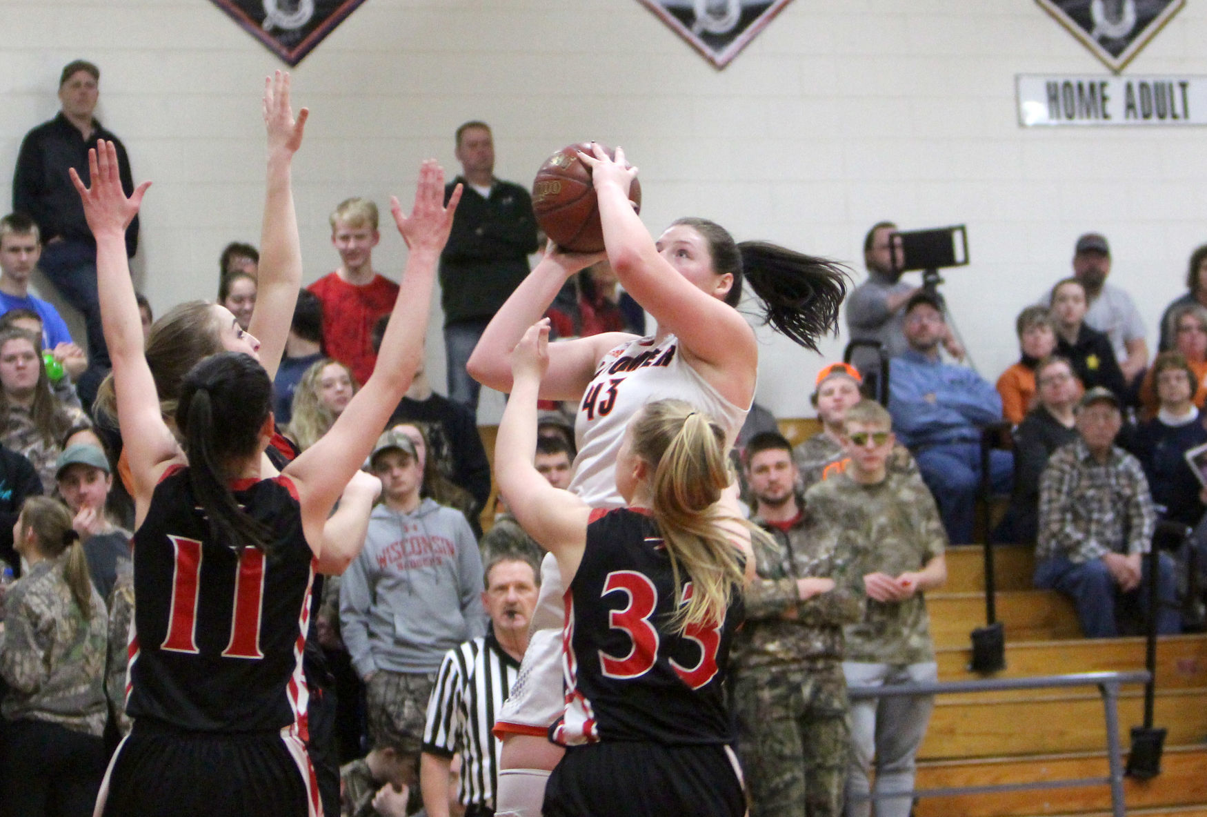 Baldwin-Woodville at Bloomer girls basketball 2-22-19